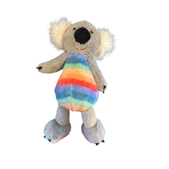 FAO Schwarz Rainbow Koala Plush Dreamies Stuffed Animal Toy 19" Tall Pride Love - Picture 3 of 5